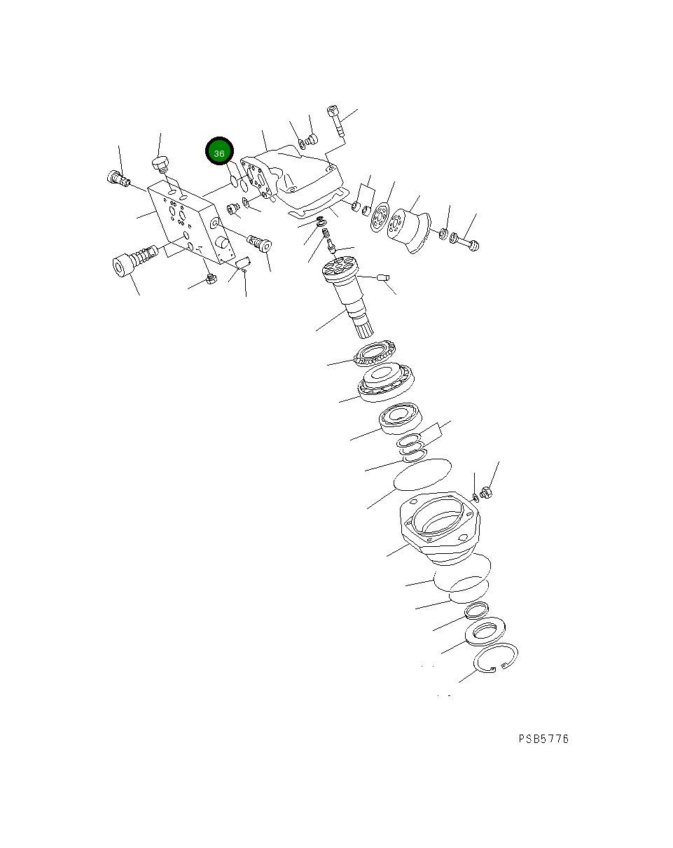 Кольцо уплотнительное (O-Ring) 21P-60-K1330 Komatsu