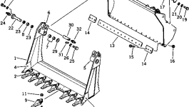 Крышка 145-Z23-1150 Komatsu