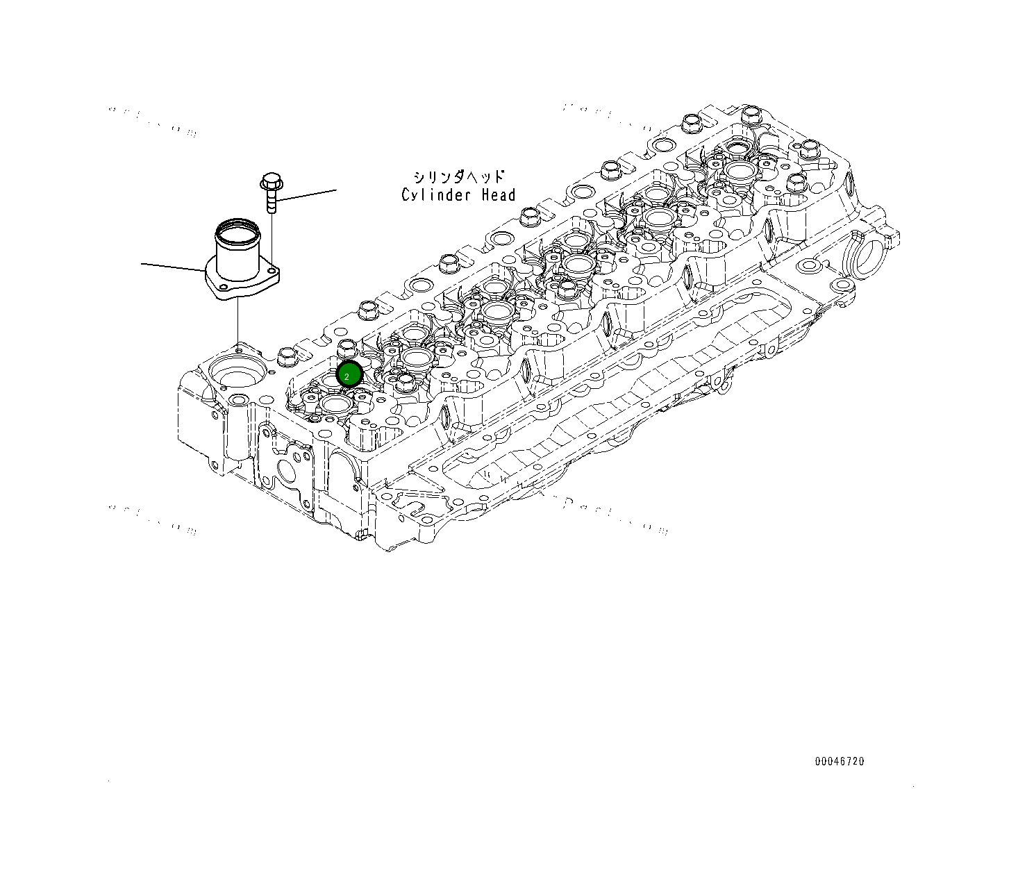 Болт 6735715190 Komatsu