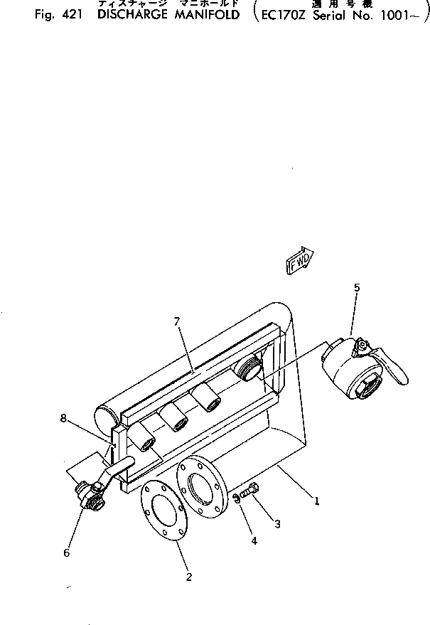 Болт M018011200406  Komatsu