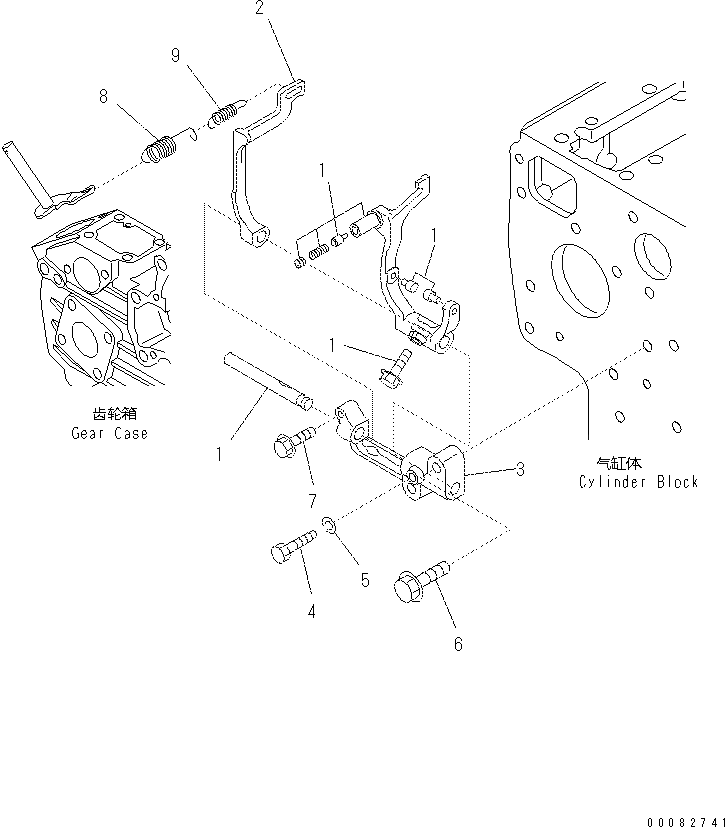 Болт KT15221-6641-0 Komatsu