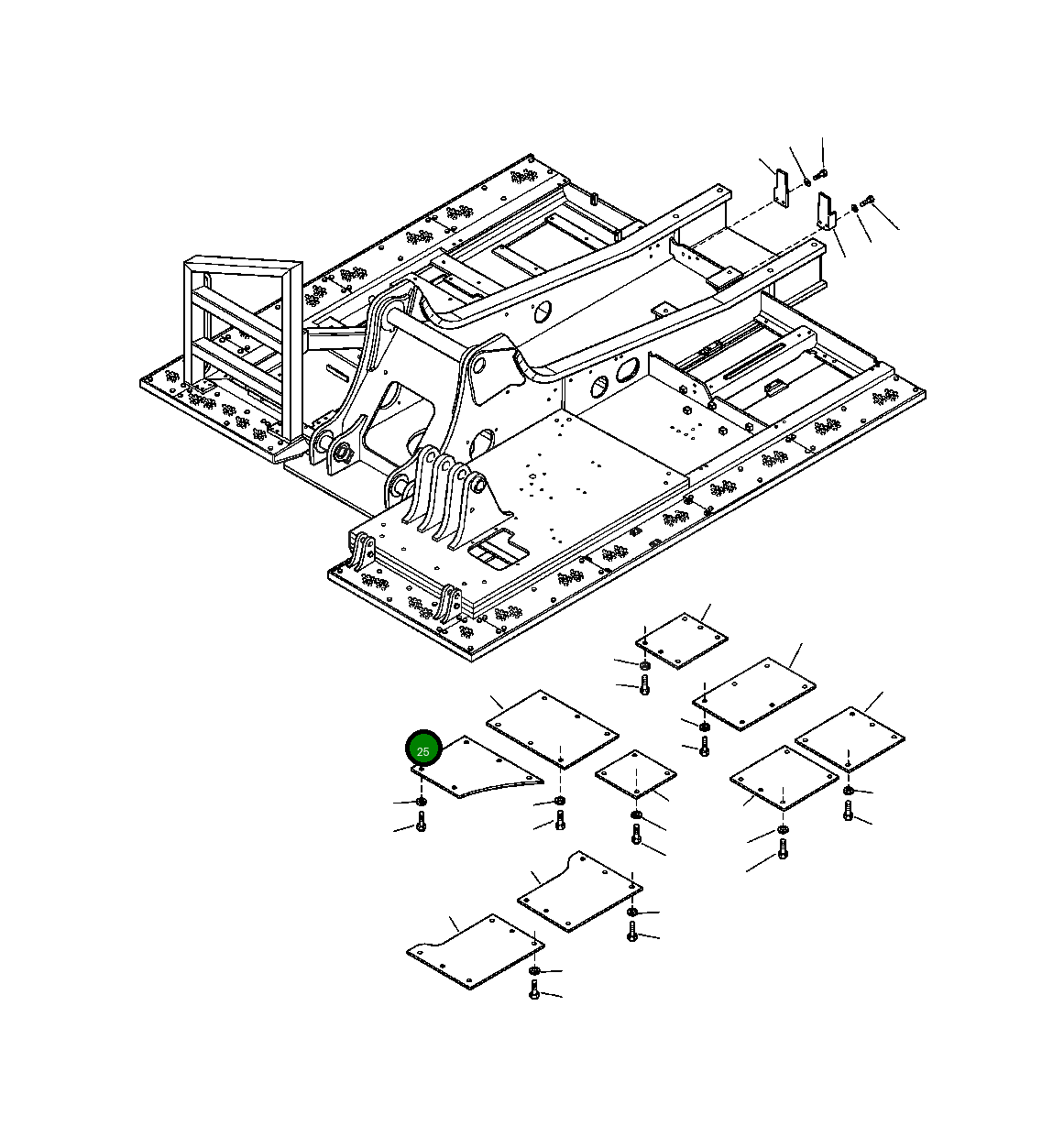 Крышка 206-54-A2270  Komatsu