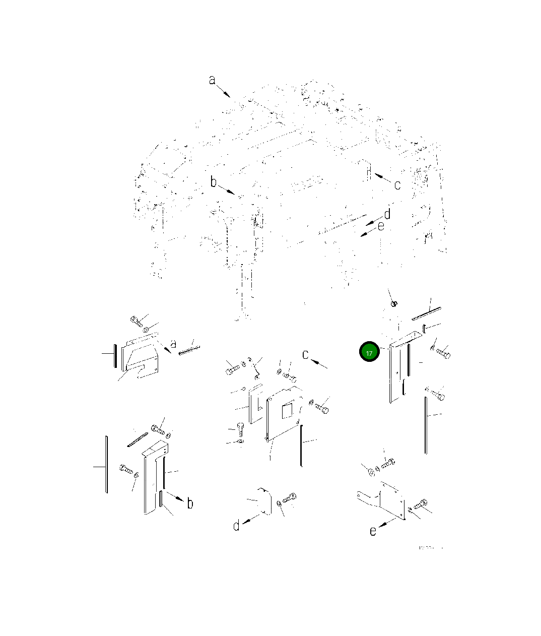Крышка 425-54-51661 Komatsu