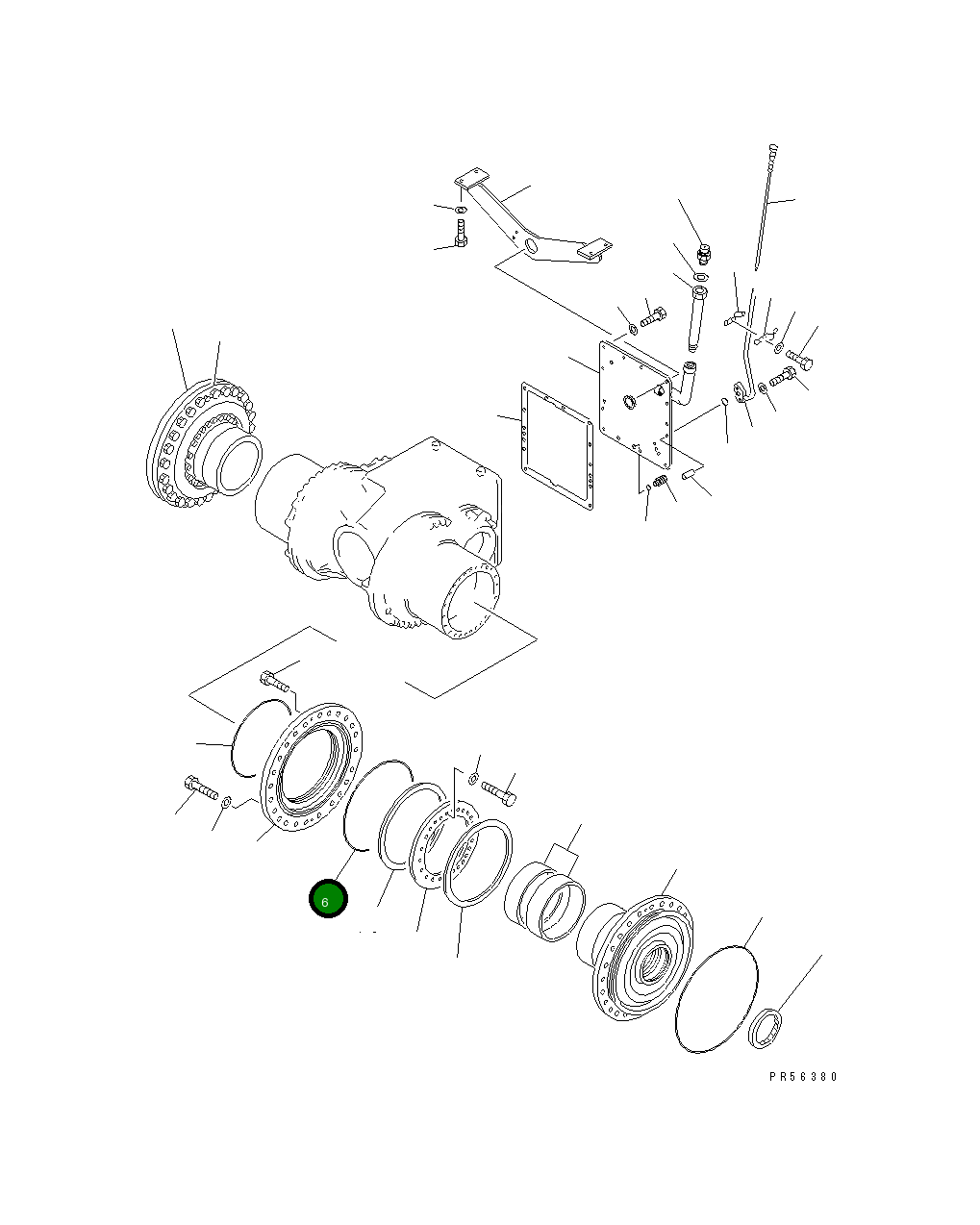 Кольцо уплотнительное (O-Ring) 07000-15435  Komatsu