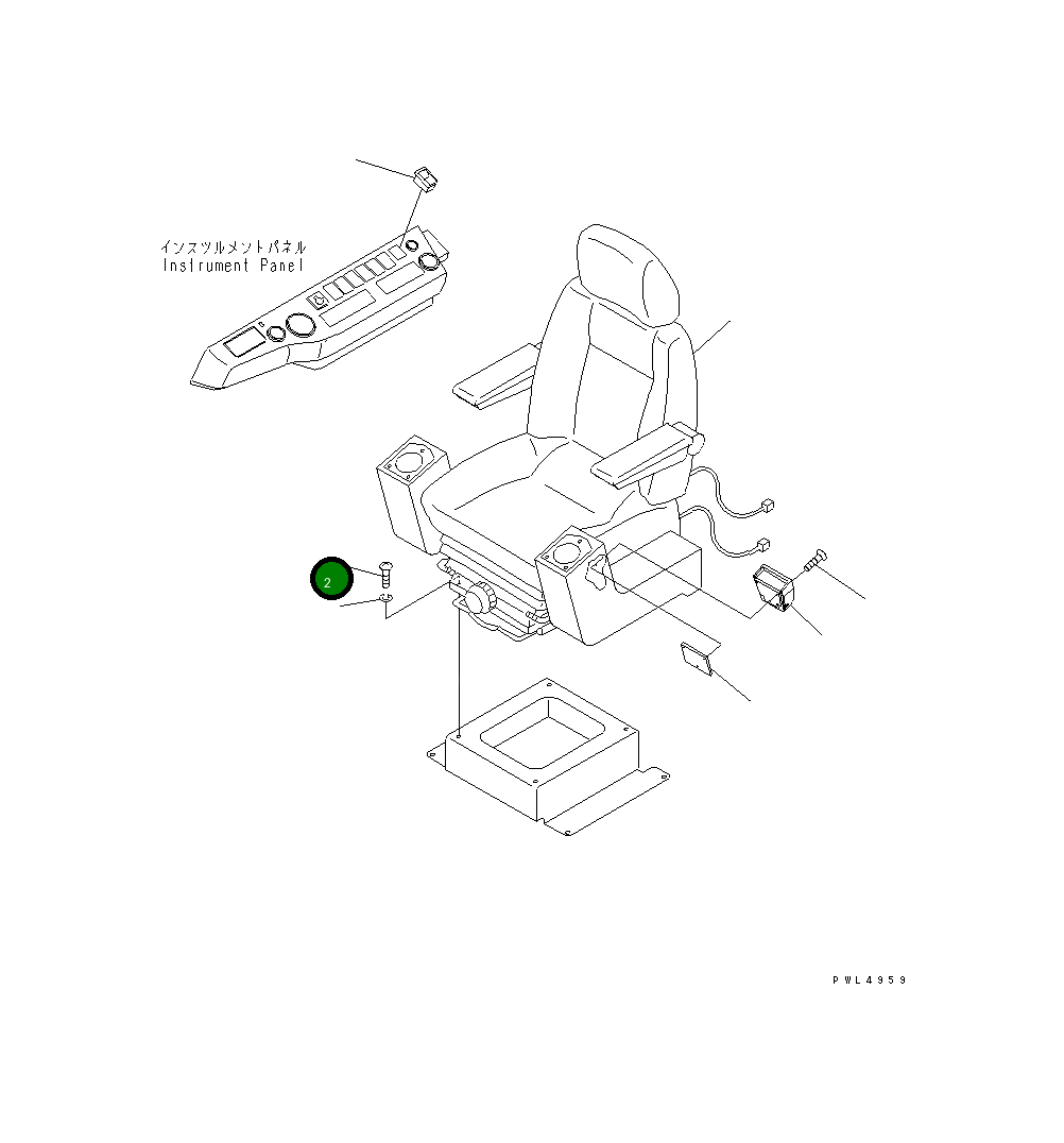 Болт 20Y-57-K1360  Komatsu