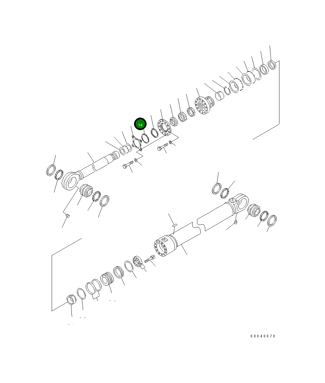 Кольцо 707-88-05080 Komatsu
