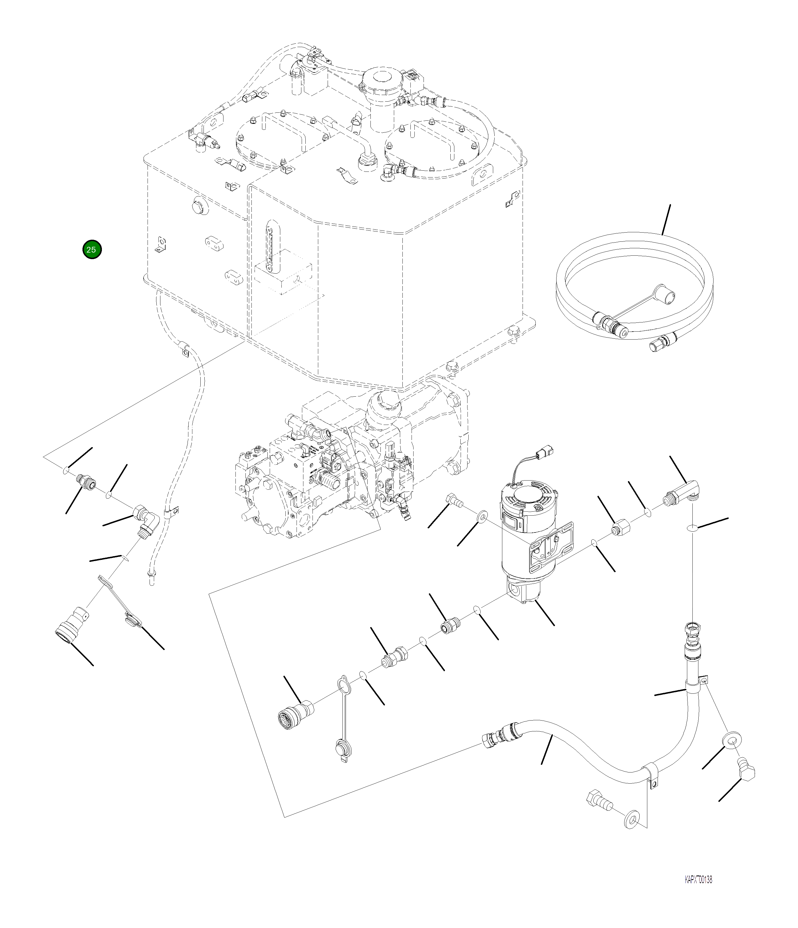 Крышка 4A1-60-23560 Komatsu