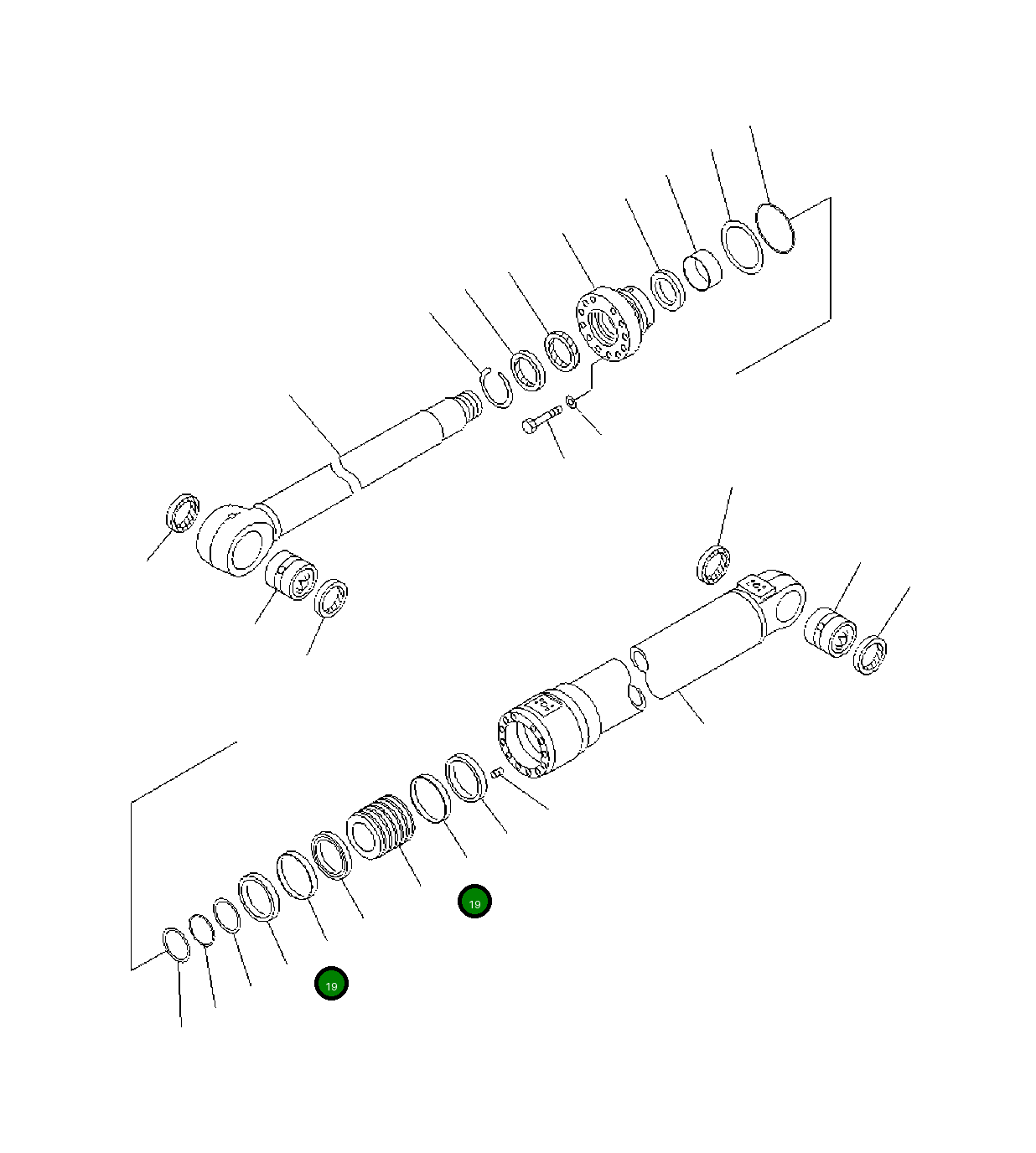 Кольцо 7073920820 Komatsu