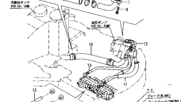 Угловой штуцер YM172187-76190 Komatsu