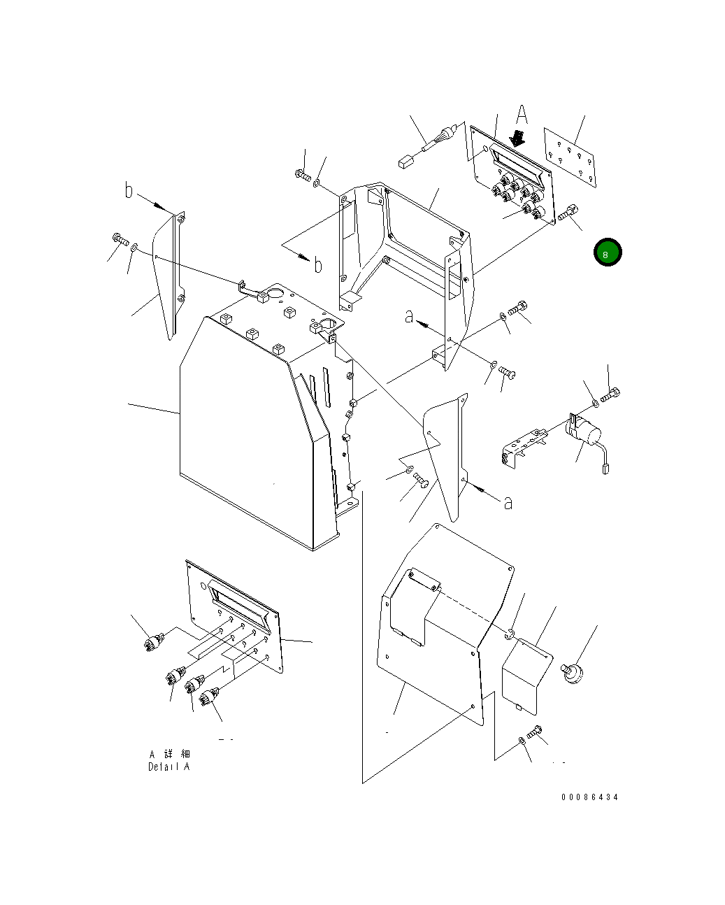 Болт 01252-80614 Komatsu