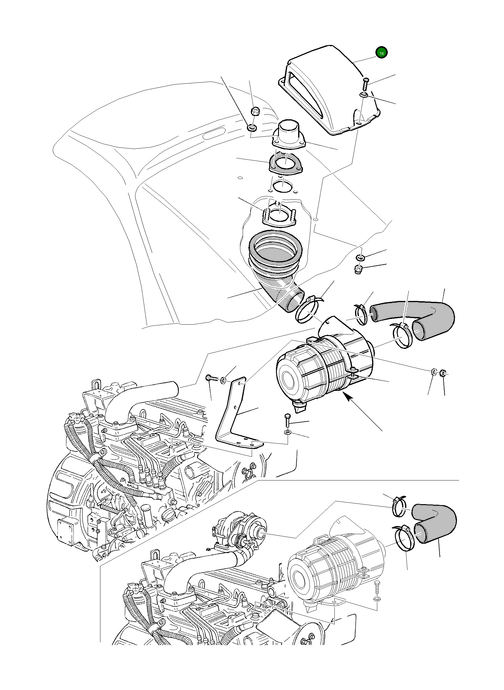 Крышка 312605128 Komatsu