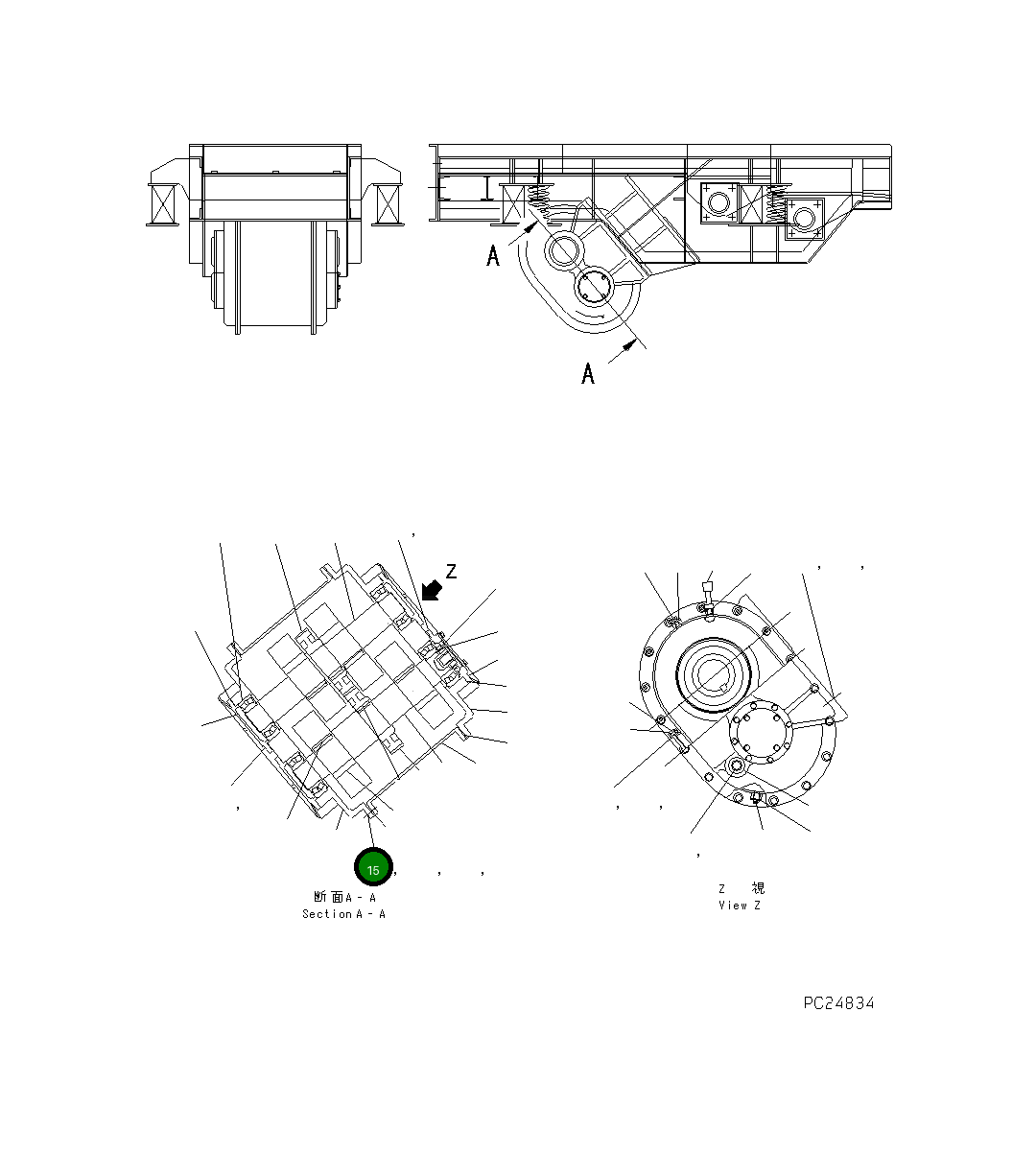 Болт KNKFV10152 Komatsu