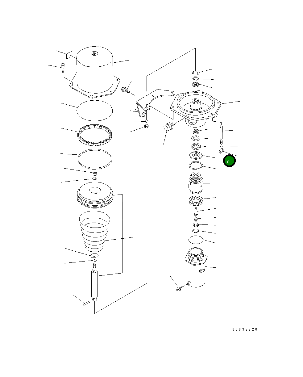 Кольцо 424-35-15470 Komatsu