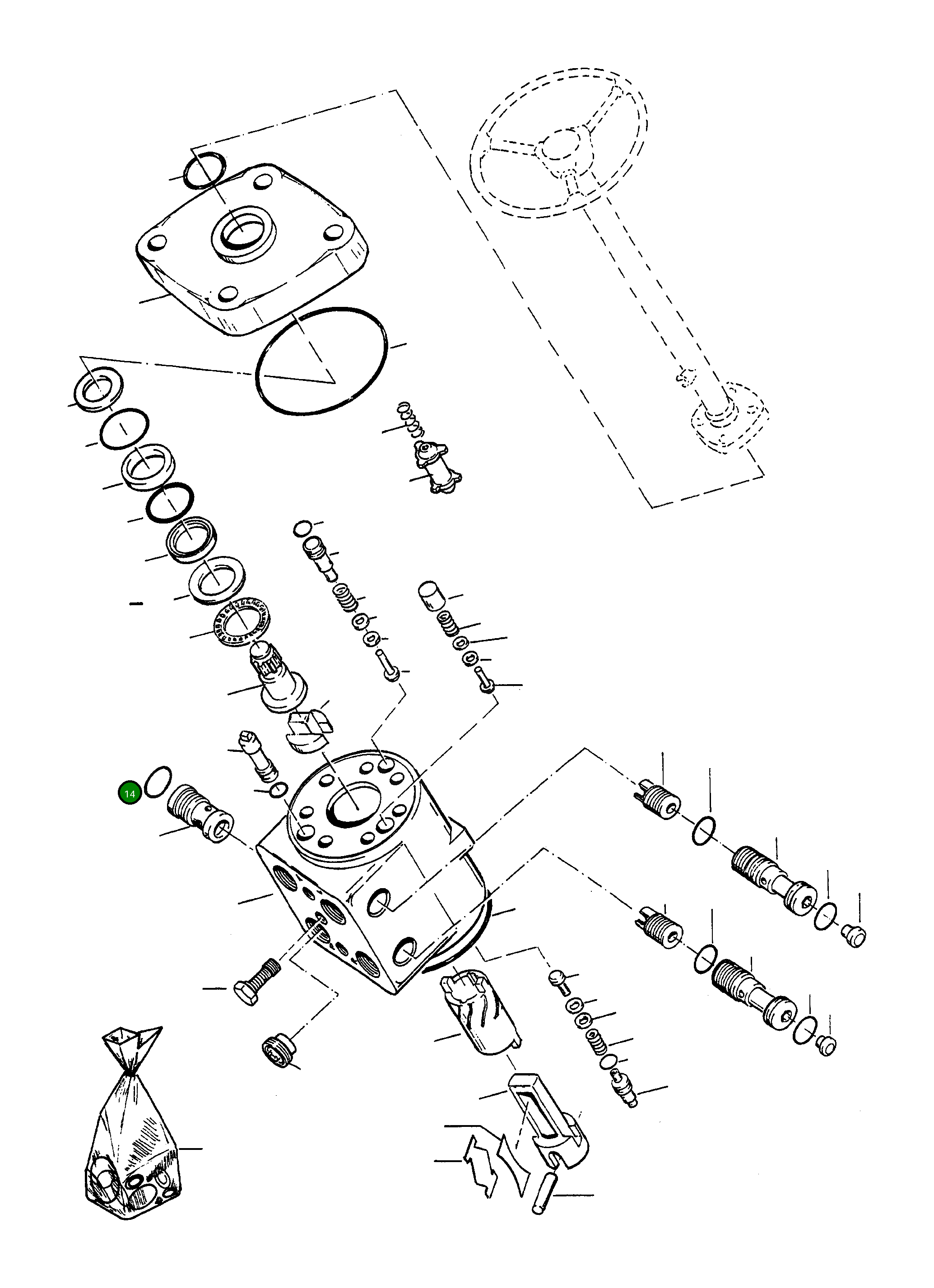 Кольцо уплотнительное (O-Ring) 3232125M1 Komatsu