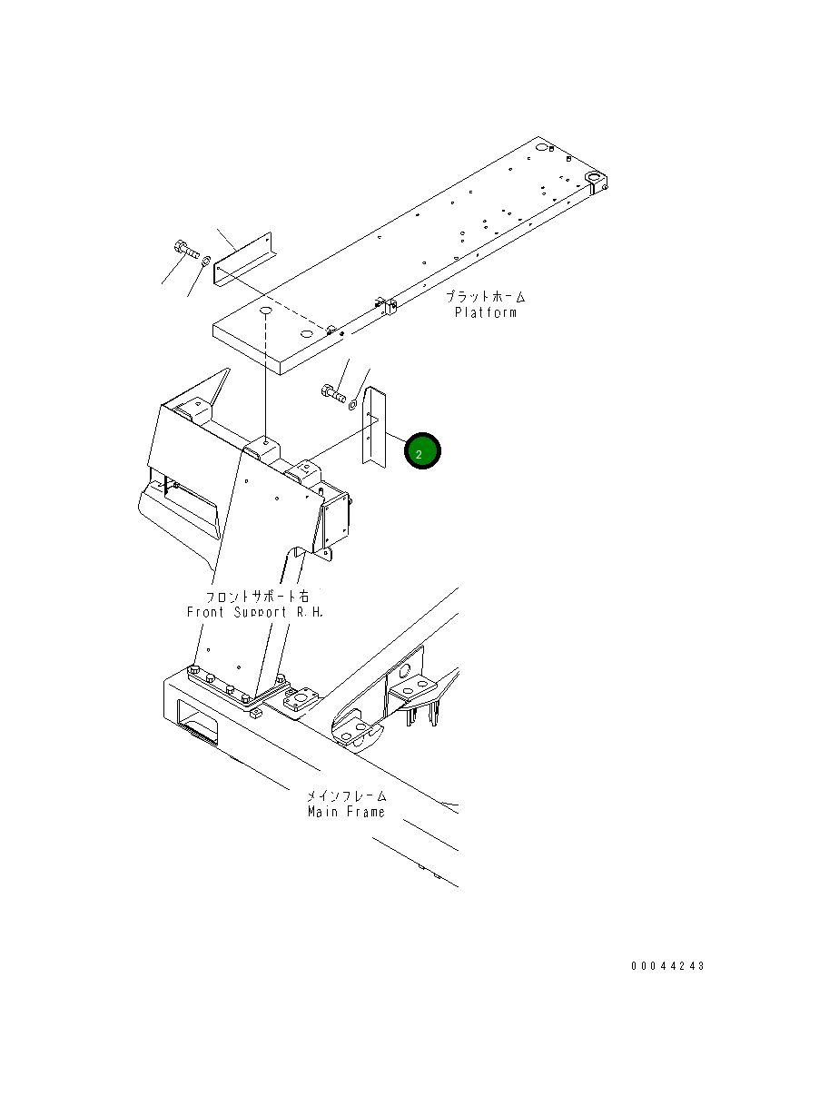 Крышка 569-06-88390 Komatsu