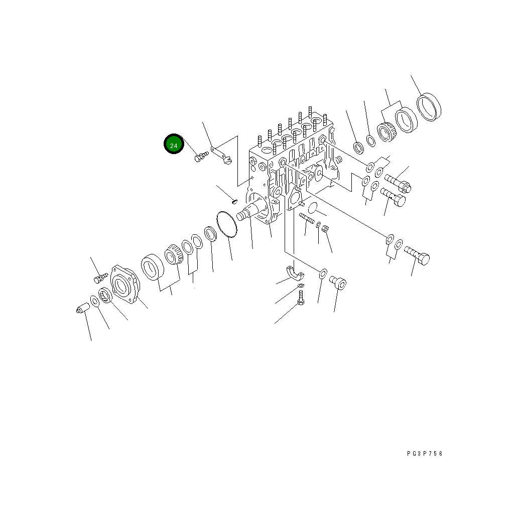 Болт ND949040-0620 Komatsu