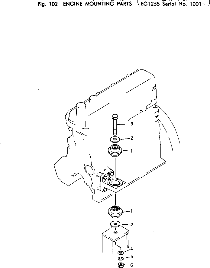 Болт 01019-01845 Komatsu