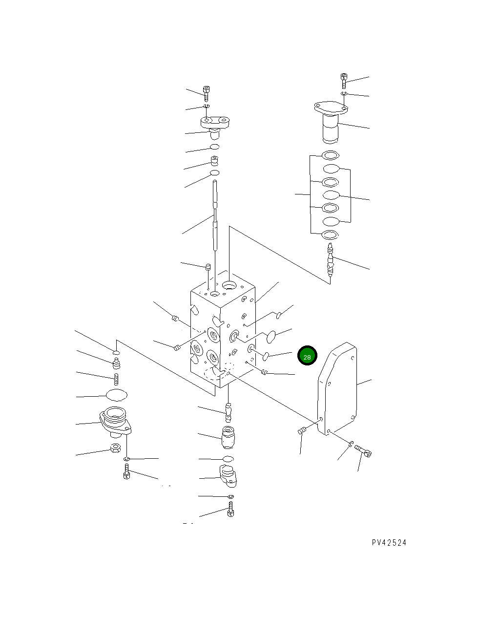 Кольцо уплотнительное (O-Ring) 07000-32011 Komatsu