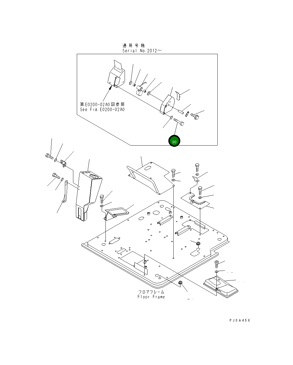 Болт 01010-D0870 Komatsu