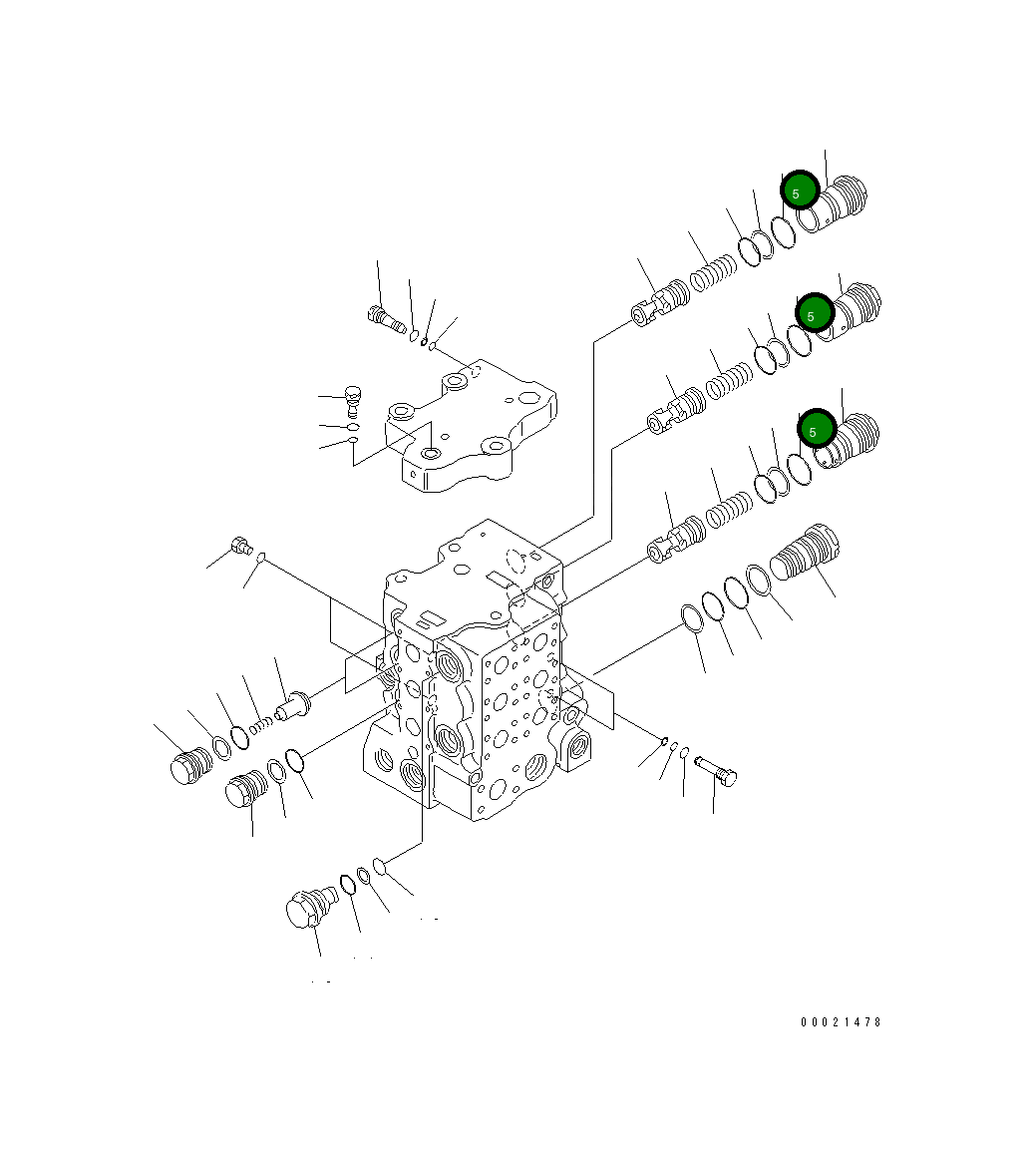 Кольцо уплотнительное (O-Ring) 700-61-49160 Komatsu