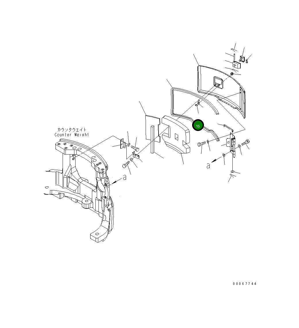 Кольцо 22L-54-21250  Komatsu