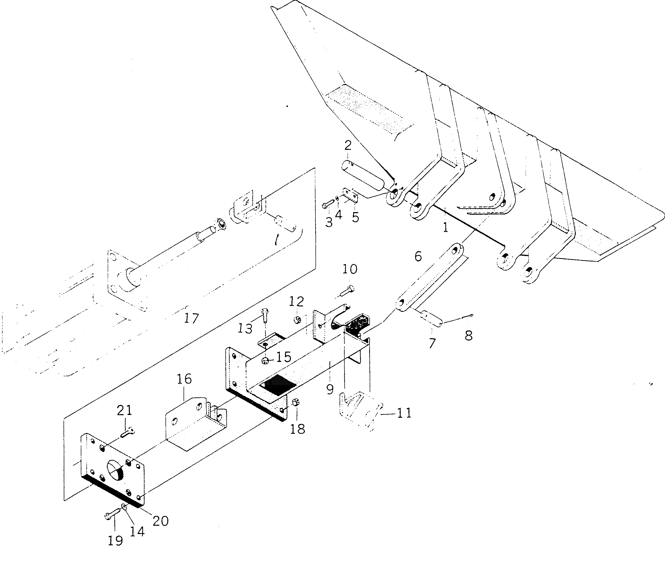 Болт BW058149 Komatsu