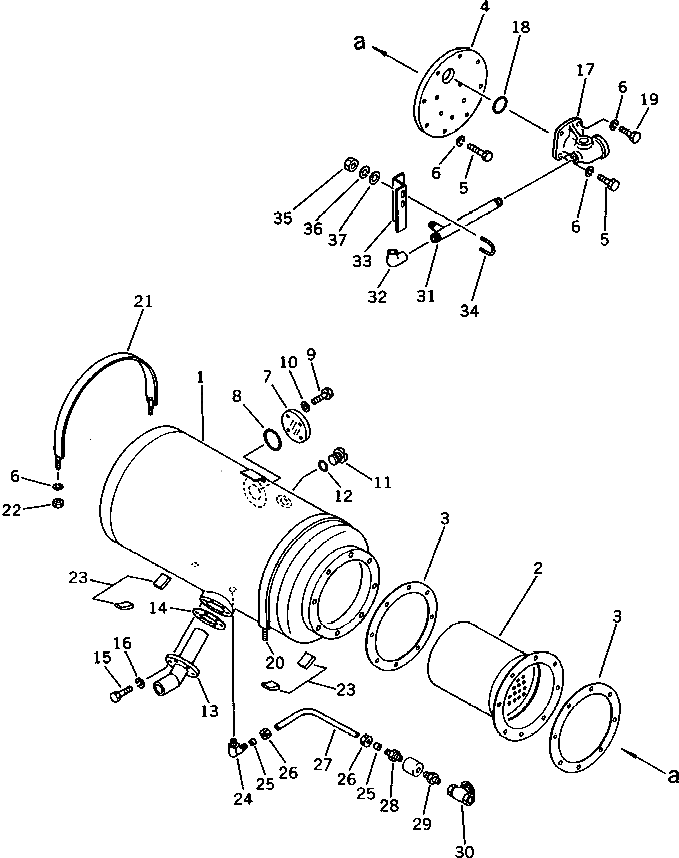 Кольцо уплотнительное (O-Ring) M014020060009  Komatsu