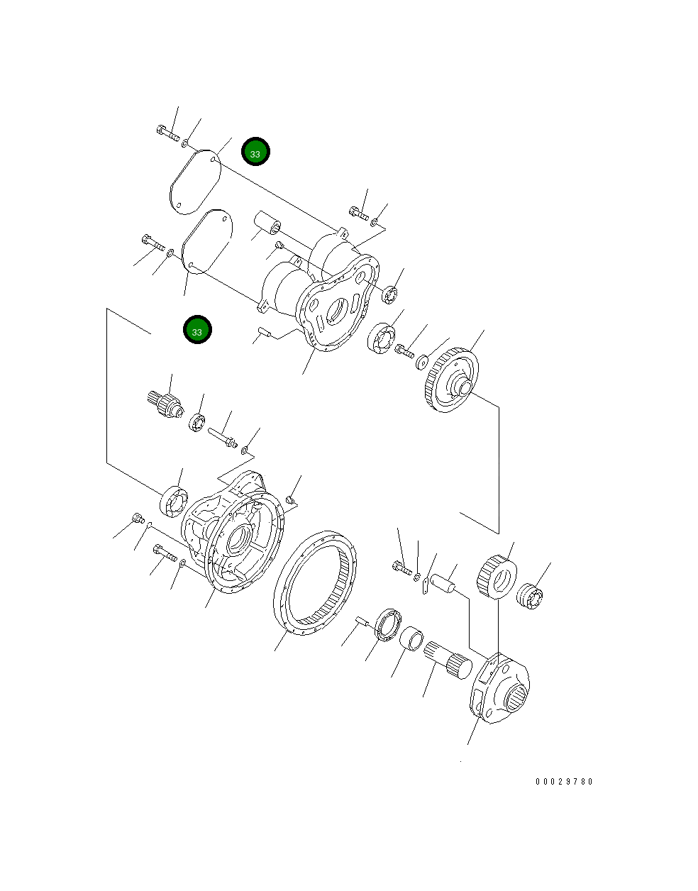 Крышка 209-27-51580 Komatsu