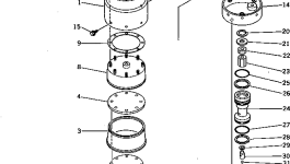 Гайка 566-35-43180 Komatsu