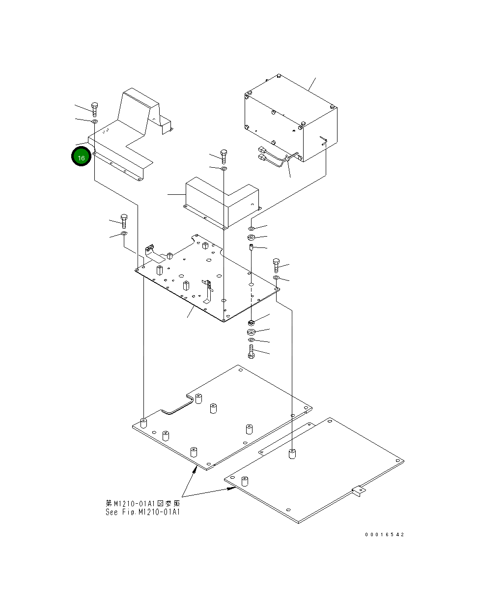 Крышка 209-01-77380 Komatsu