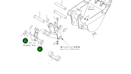 Кольцо уплотнительное (O-Ring) 140-30-16221 Komatsu