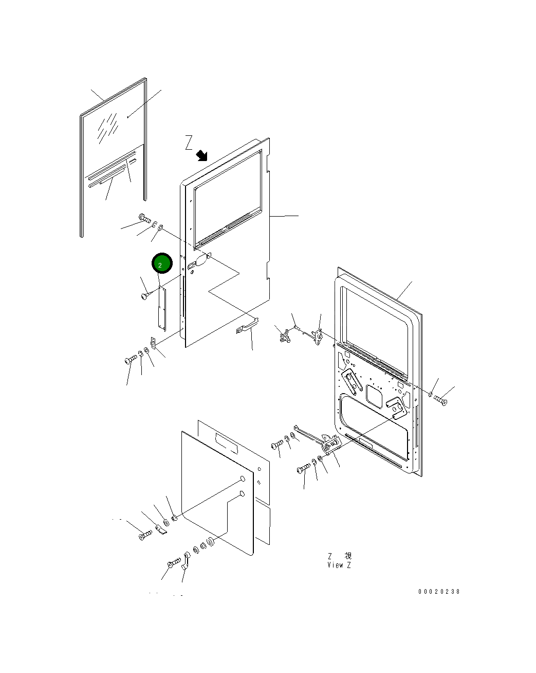 Крышка 566-54-24251 Komatsu