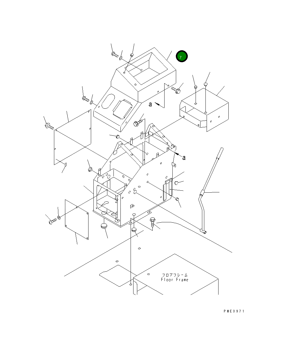 Крышка 418-54-22131 Komatsu