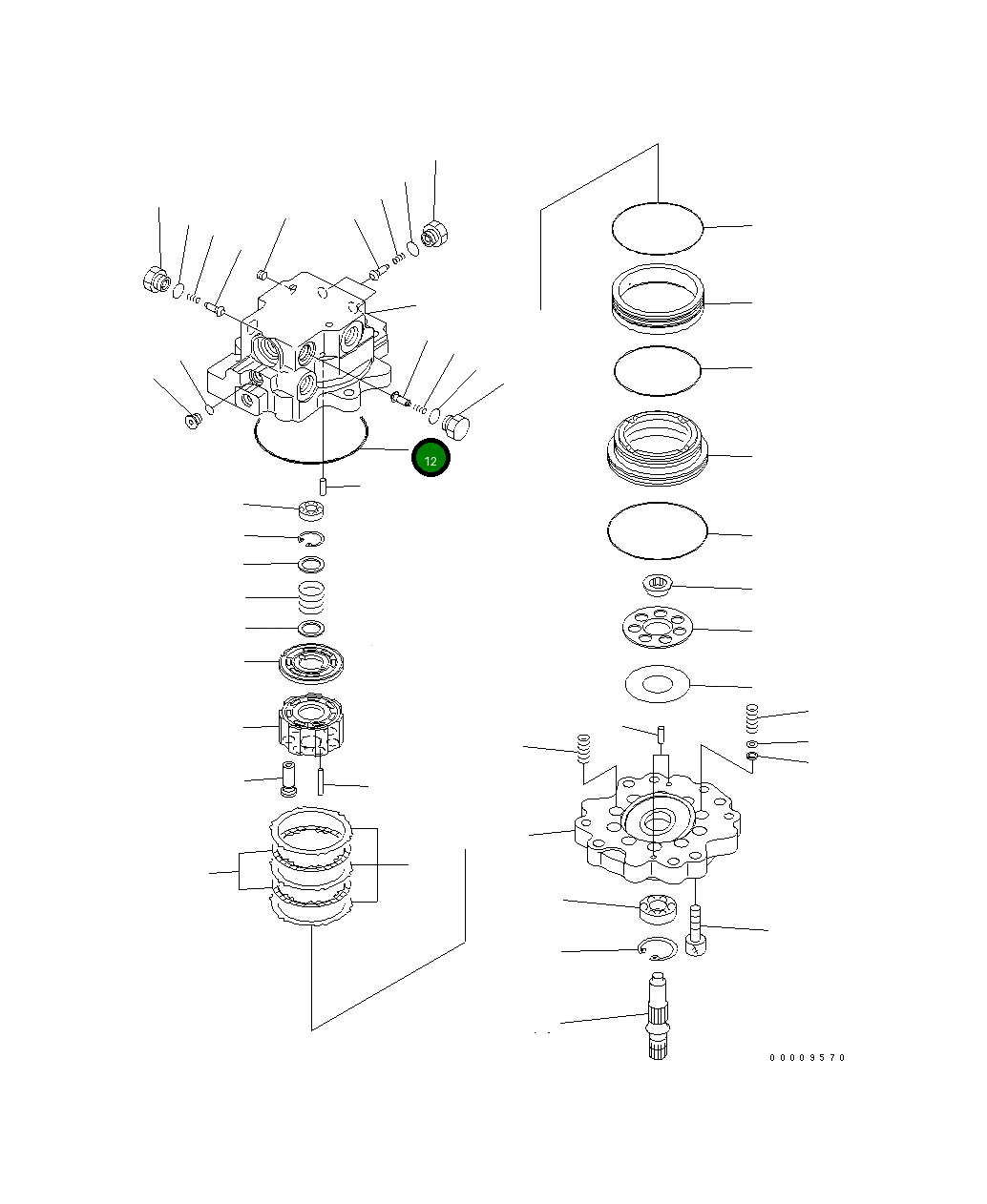 Кольцо уплотнительное (O-Ring) 431-40-11210 Komatsu