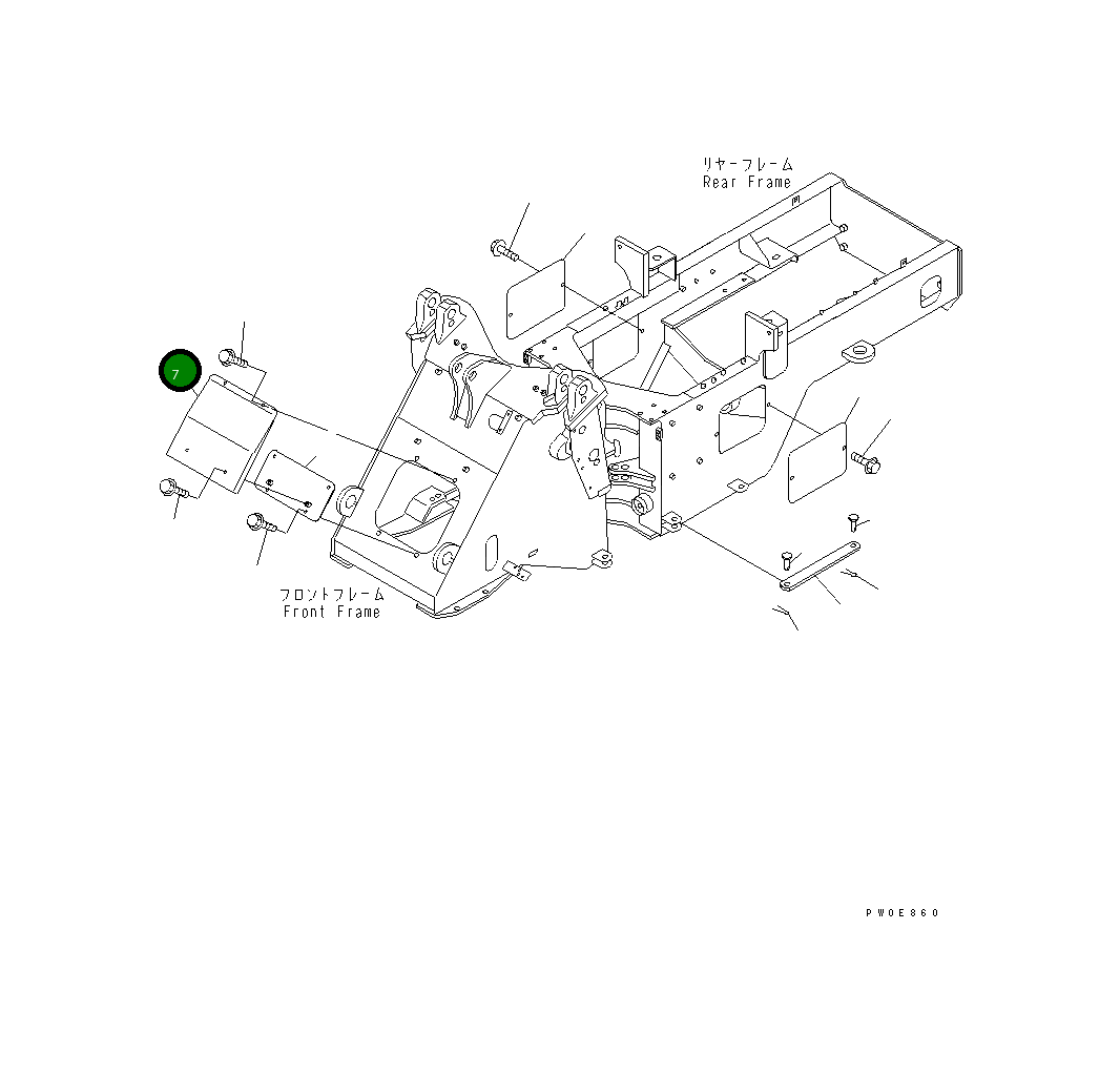 Крышка 416-S99-2321  Komatsu