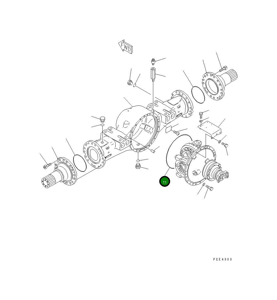 Кольцо уплотнительное (O-Ring) 07000-05485 Komatsu