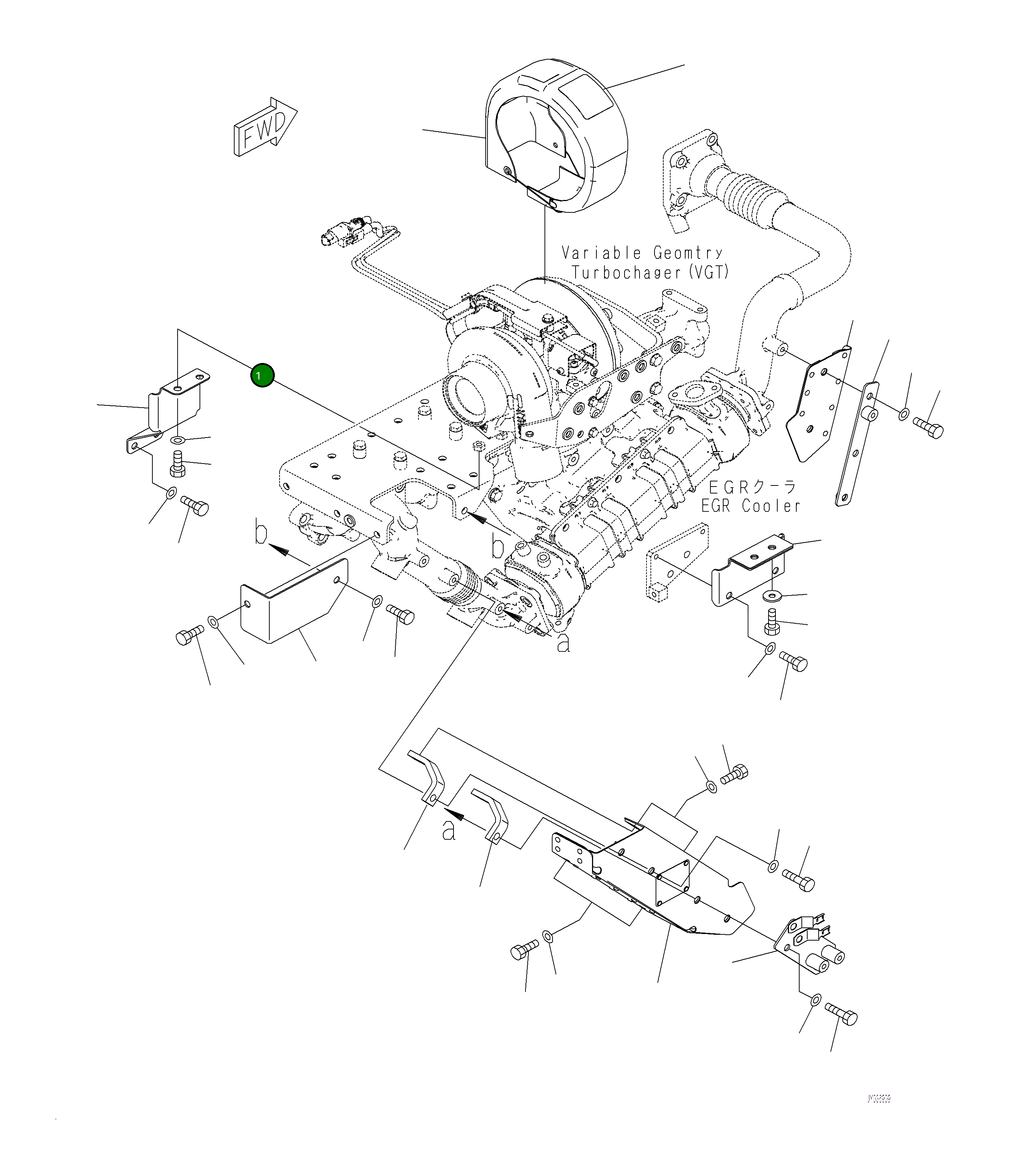 Крышка 6253-11-8280 Komatsu