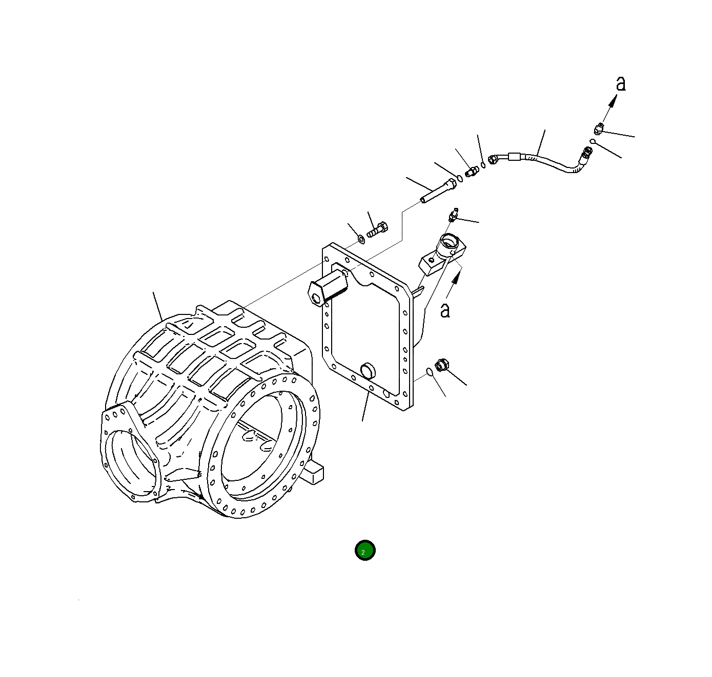 Крышка 23H-22-12120 Komatsu