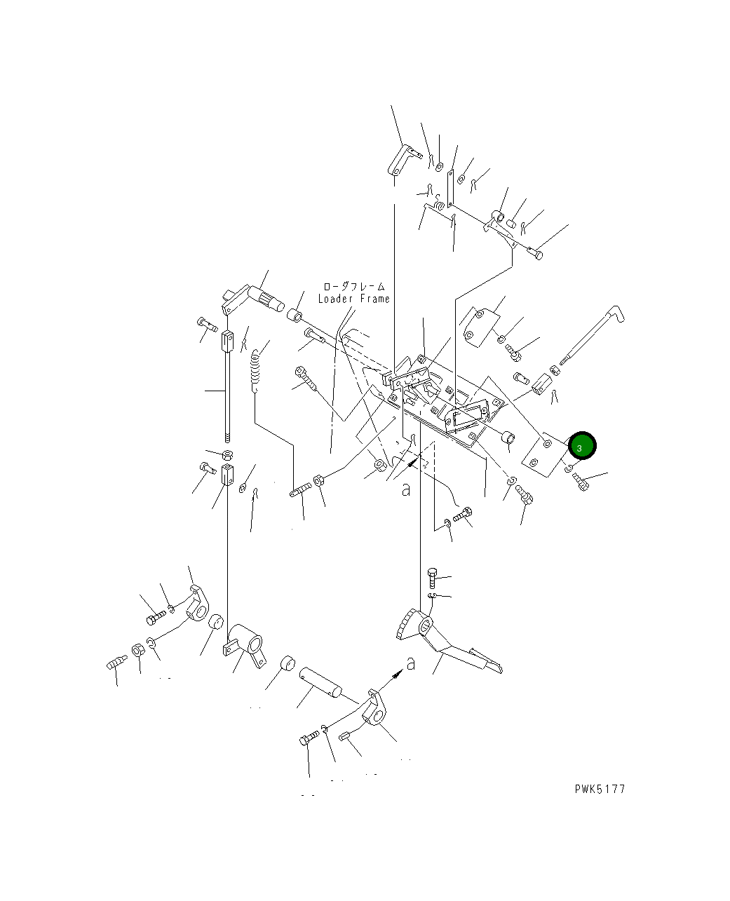 Крышка 103-B62-1320  Komatsu
