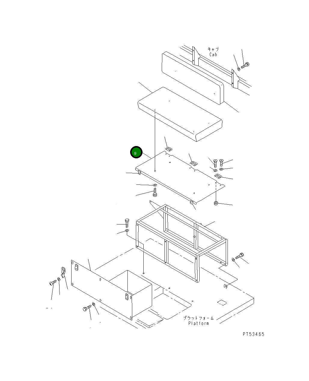 Крышка 263-95-31220 Komatsu