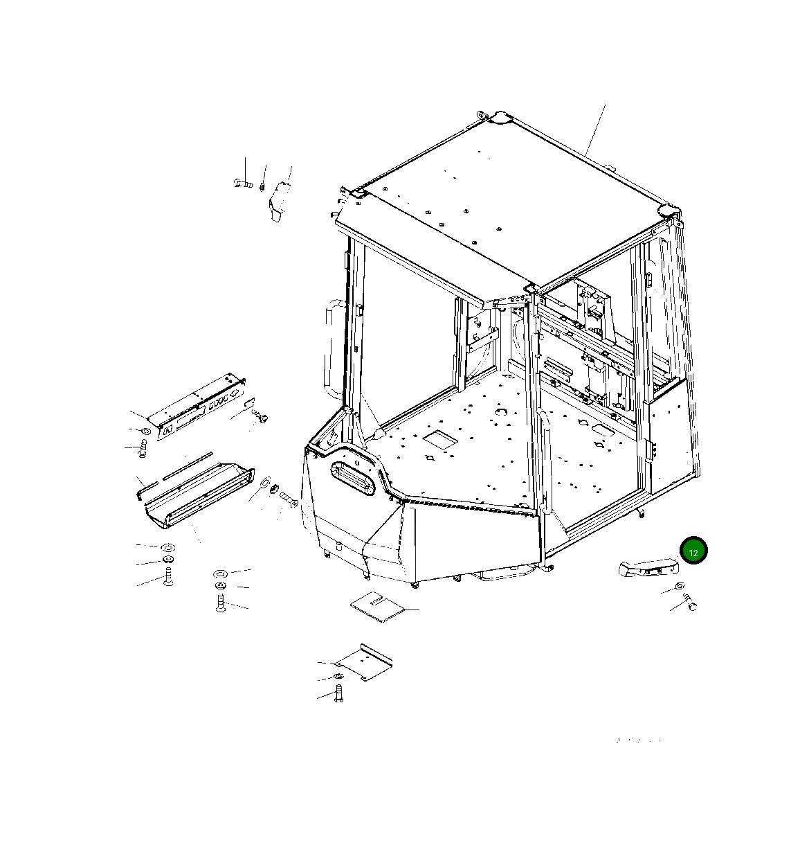 Крышка 419-926-5231 Komatsu