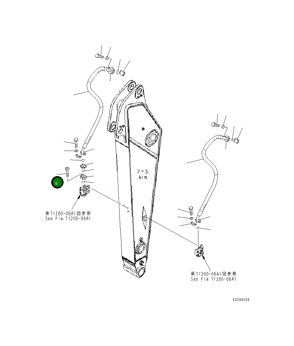 Болт 0125271225 Komatsu