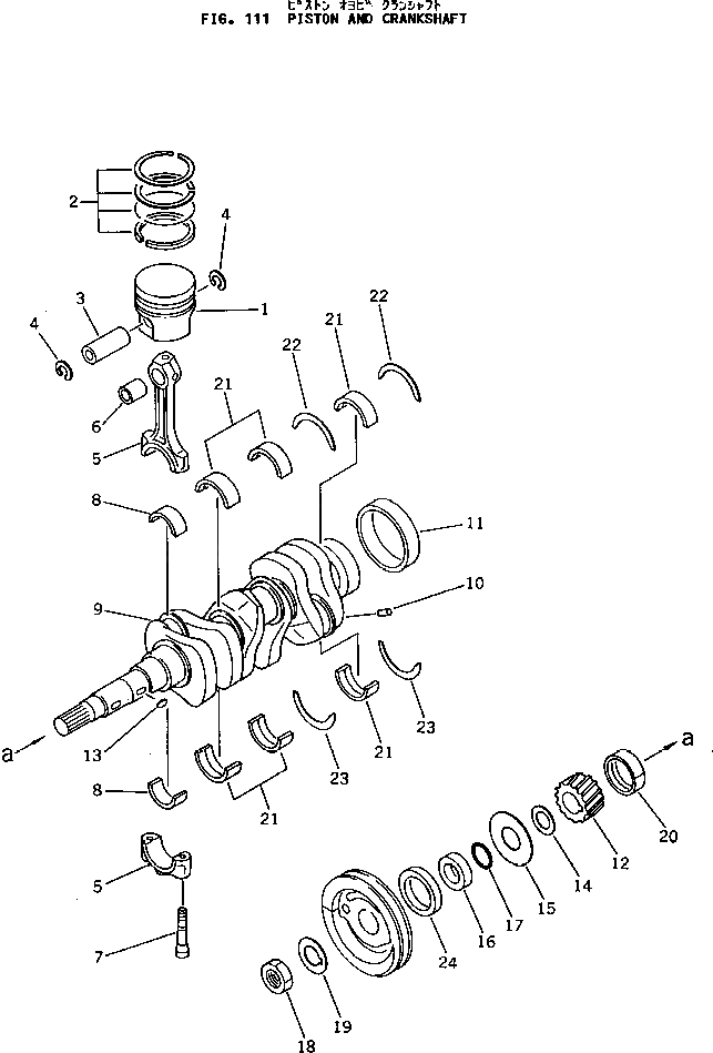 Болт KT15521-2214-1  Komatsu