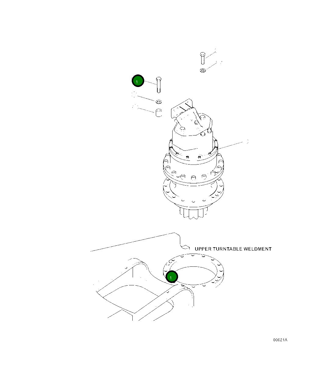 Болт 23262KF Komatsu