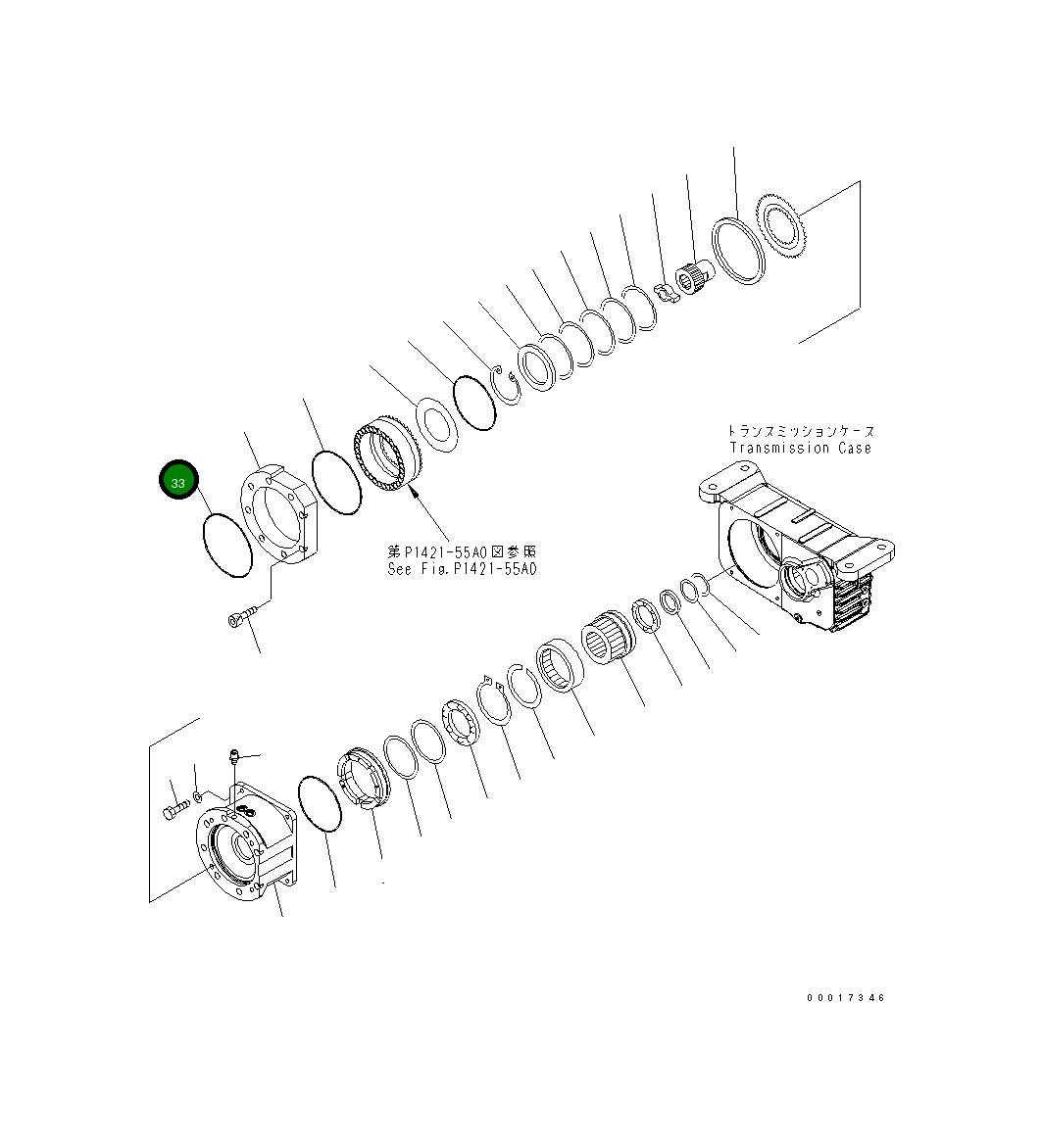 Кольцо уплотнительное (O-Ring) 20K-14-31380 Komatsu