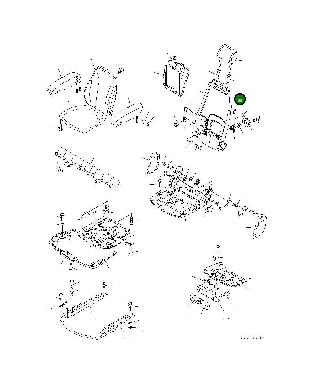 Крышка 20K-57-33320  Komatsu