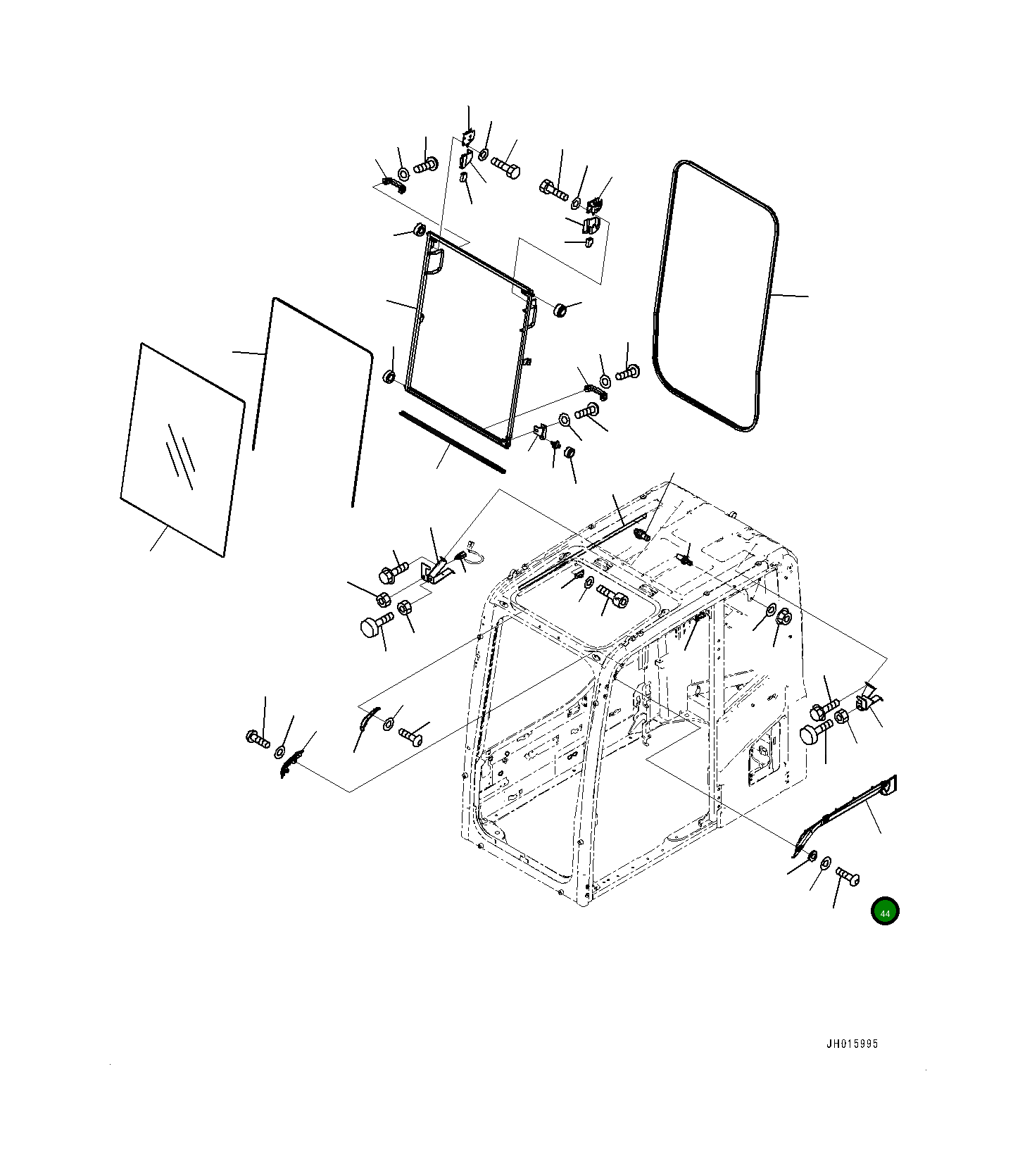 Крышка 20Y-53-12531 Komatsu