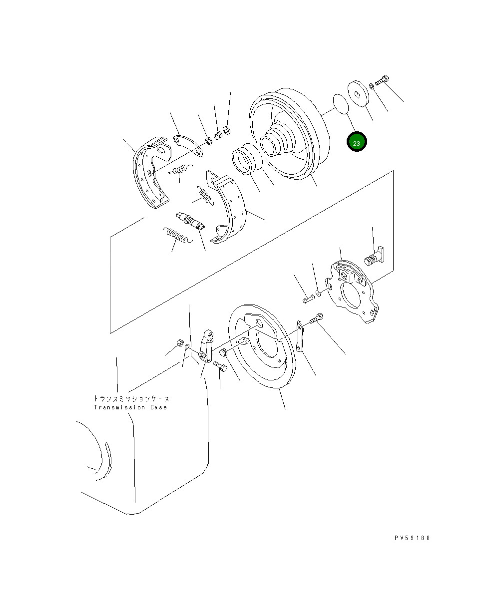 Кольцо уплотнительное (O-Ring) 07000-73045 Komatsu