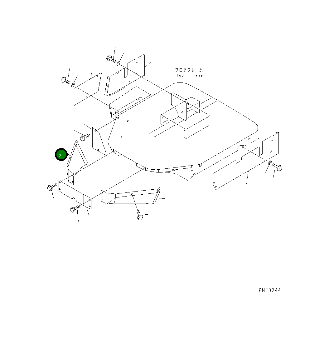 Крышка 417-54-24320 Komatsu