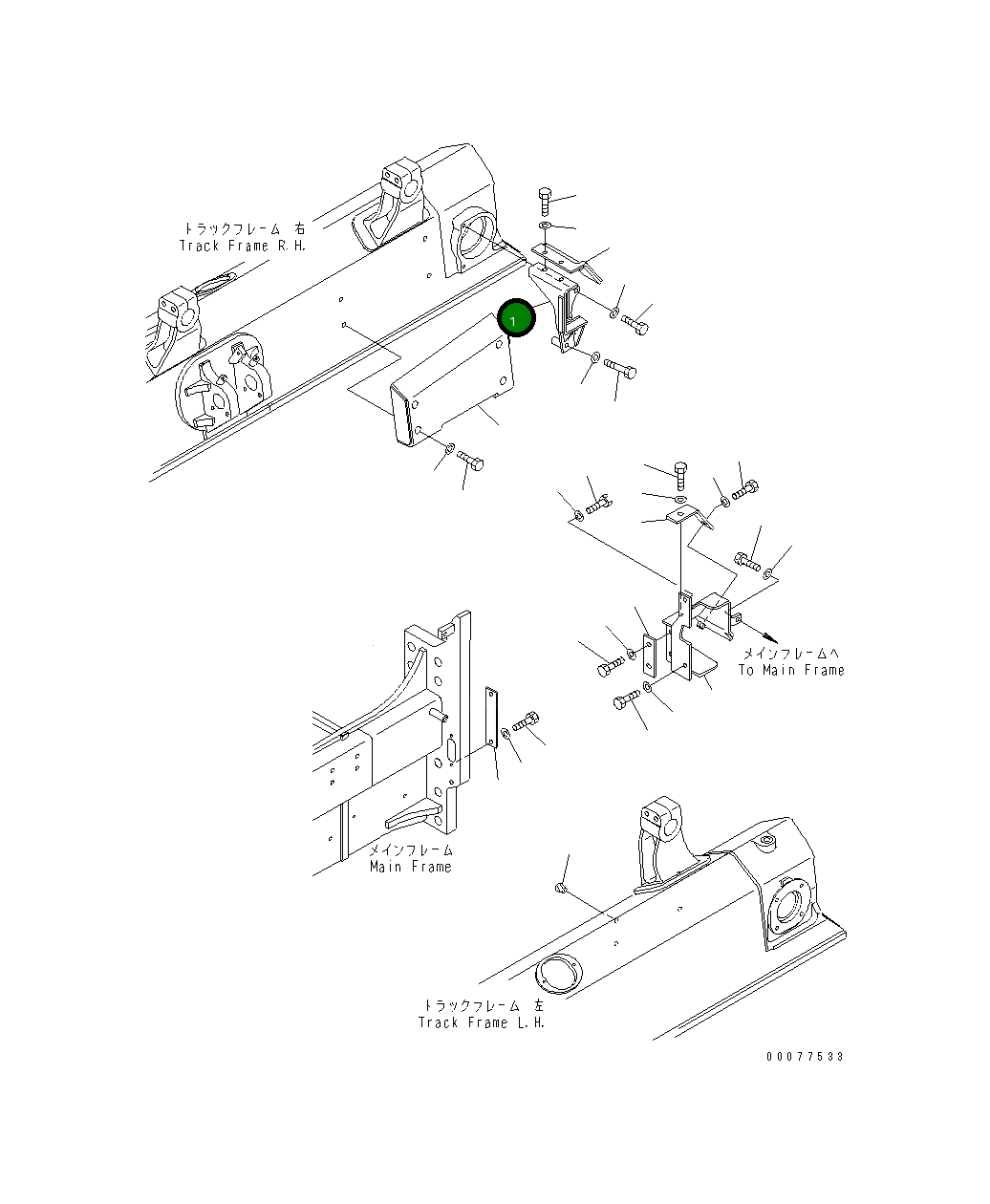Крышка 134-62-67111  Komatsu